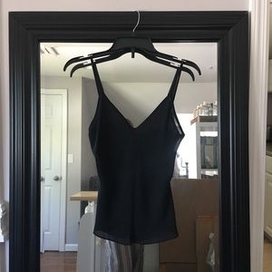 Ralph Lauren Black Sheer Cami size S